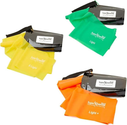Resistance Bands for Working Out | 7Ft Long Resistance Bands |Super Exercise Bands with Carry Pouch and Door Anchor I Latex Free Workout Bands Including an Exclusive Workout App and E-Book