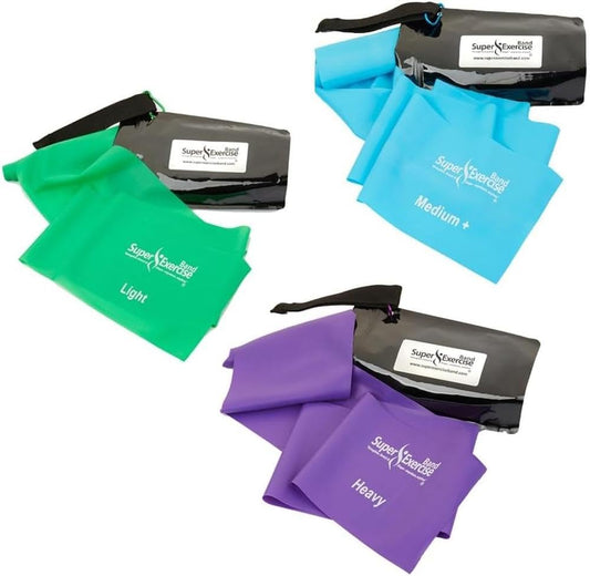 Resistance Bands for Working Out | 7Ft Long Resistance Bands |Super Exercise Bands with Carry Pouch and Door Anchor I Latex Free Workout Bands Including an Exclusive Workout App and E-Book