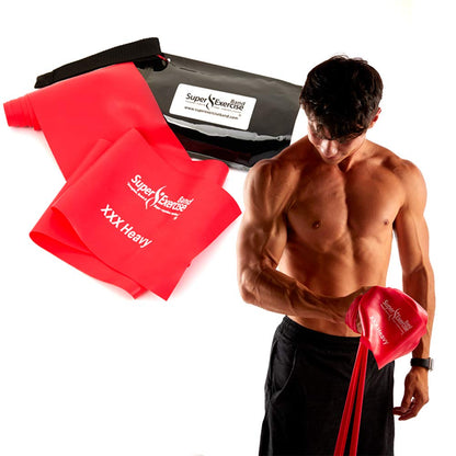 Resistance Bands for Working Out | 7Ft Long Resistance Bands |Super Exercise Bands with Carry Pouch and Door Anchor I Latex Free Workout Bands Including an Exclusive Workout App and E-Book