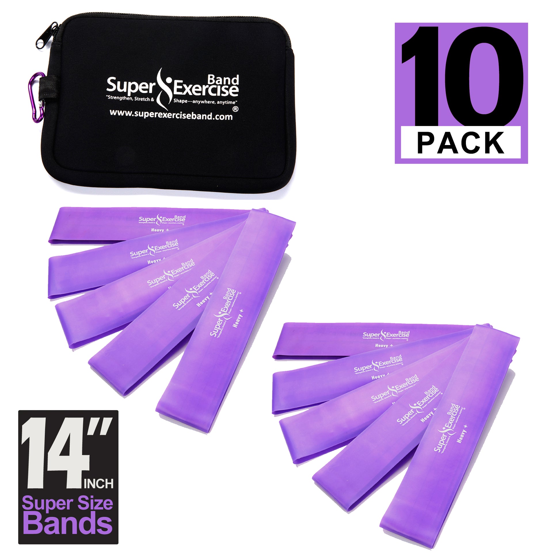 3 Pack  Long Resistance Bands – Do Your Exercises