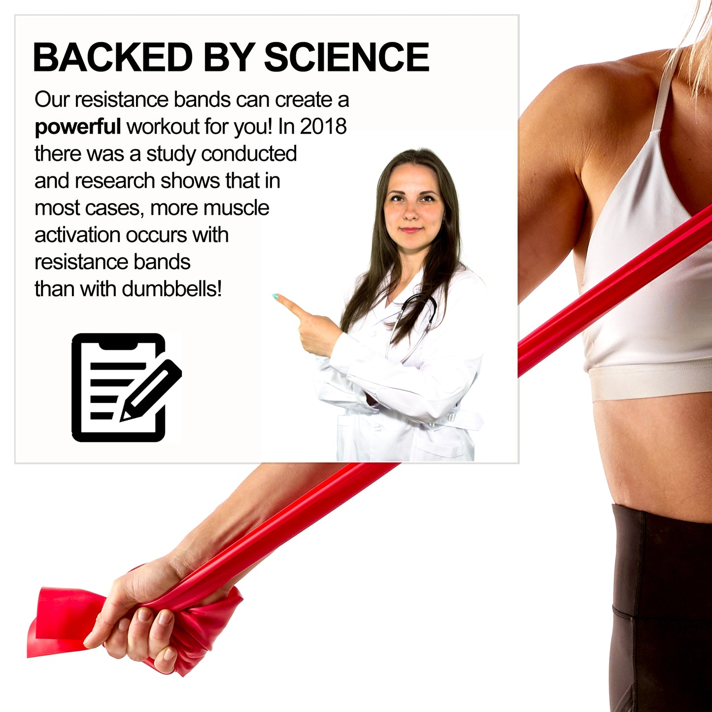 Red 24-Yard Resistance Band Bulk Roll. Beginner Level 2. Includes Dispenser Box. - Super Exercise Band